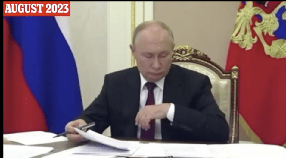 布达诺夫引用最近一段新闻影片，指真正的普京习惯把手表戴在右手腕上，但在视频中，这人却看向自己的左手腕。