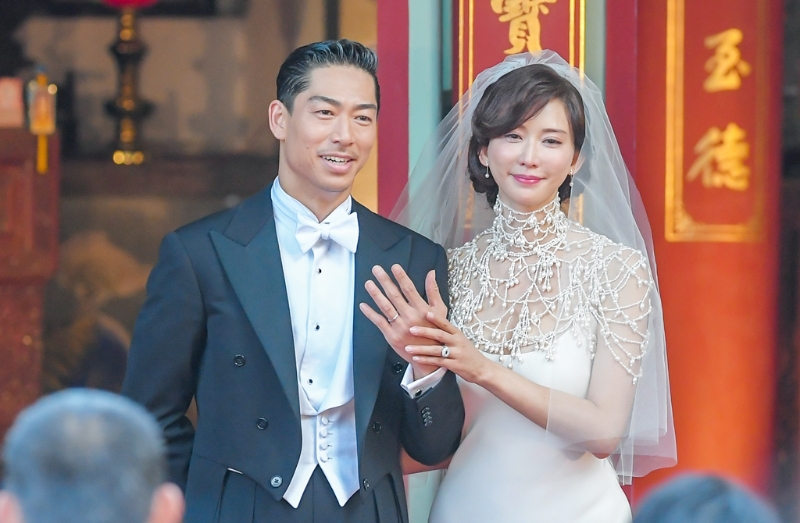 林志玲和AKIRA结婚三年育有一子。 （图/中时资料照）
