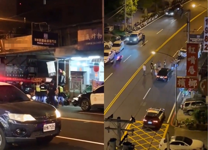 台中大里洗車場槍擊 ，開槍兇嫌逃不到一天就落網，警方起出改造手槍。(翻攝自記者爆料網)