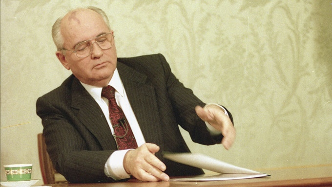 蘇聯最後一任領導人戈爾巴喬夫。AP