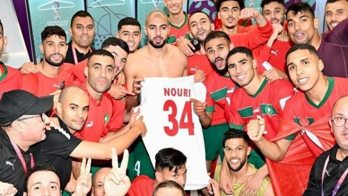 摩洛哥致敬艾迪克諾尼。網上圖片