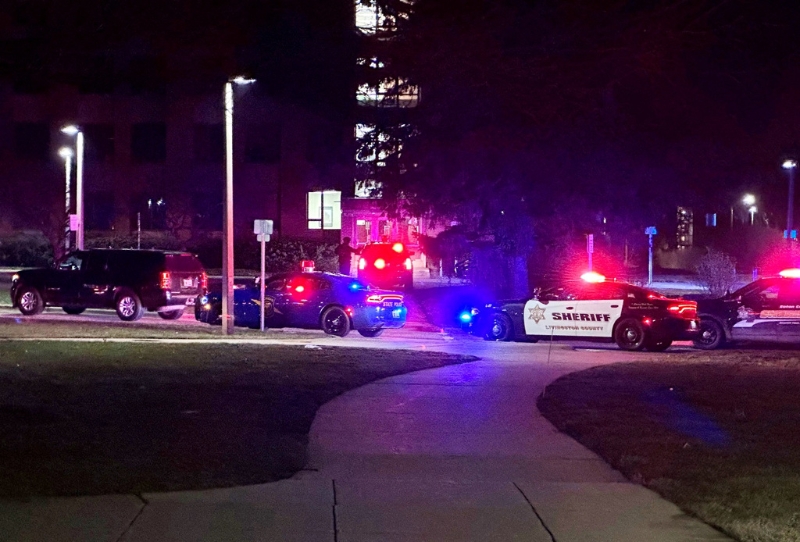 美國密西根州立大學（Michigan State University）東蘭辛（East Lansing）校區13日晚間爆發槍響。（圖／路透社）