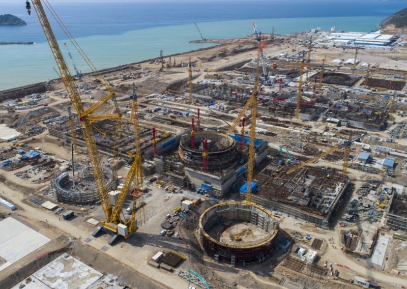 土耳其第一座核電廠-阿庫尤核電廠的1號機將在今年完成。(圖/Rosatom)