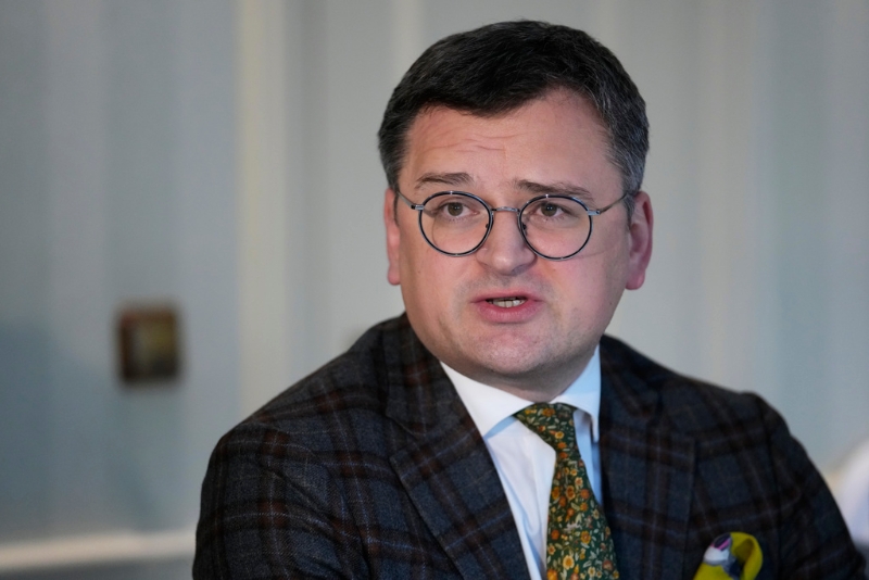 乌克兰外交部长库列巴（Dmytro Kuleba）。 （图/美联社）