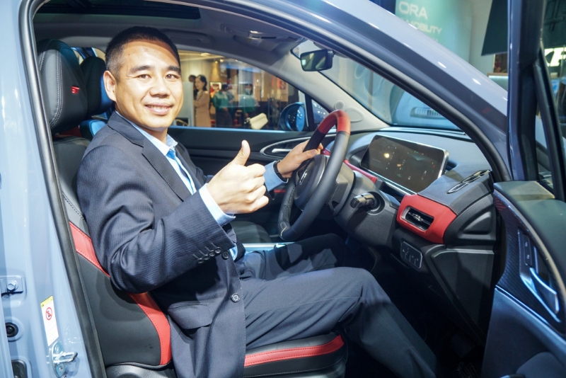 ●长城汽车东亚市场部高级经理张彬希望品牌可以打入本地电动市场三甲位置。