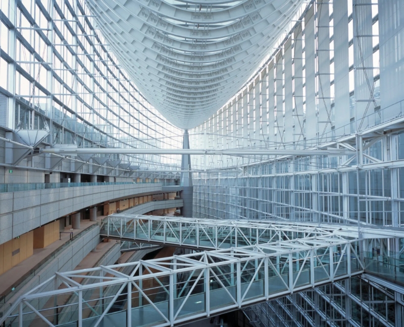 东京国际论坛会议中心以玻璃为主要材料打造而成。 网上图片