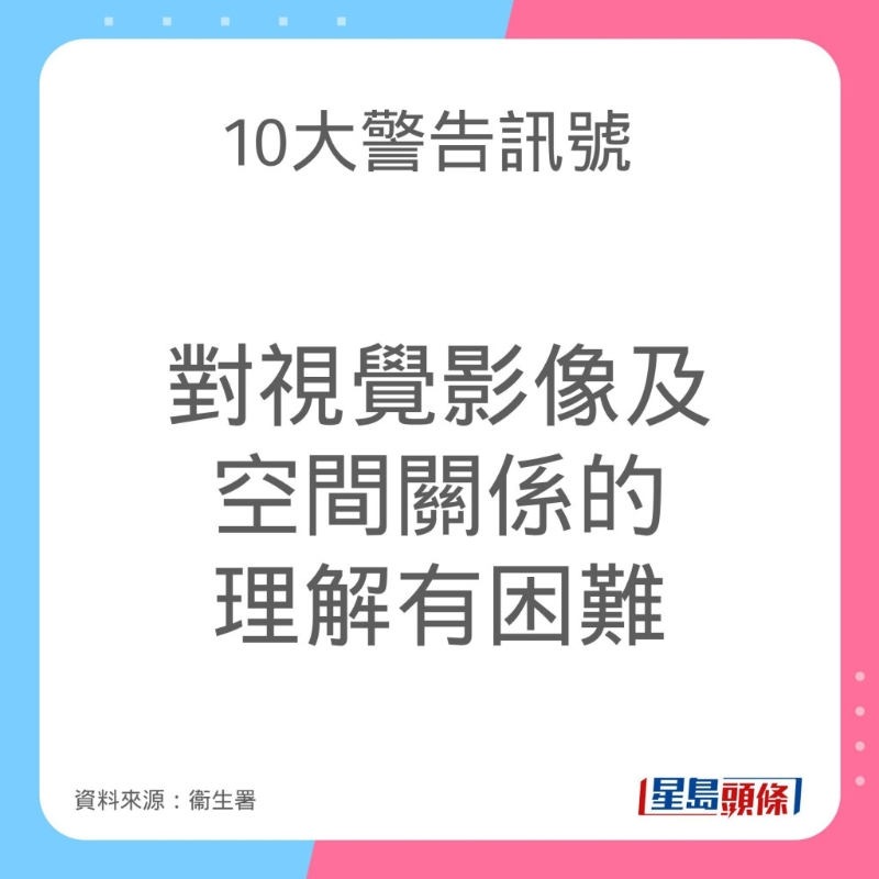 認知障礙症（腦退化症）10大警告訊號