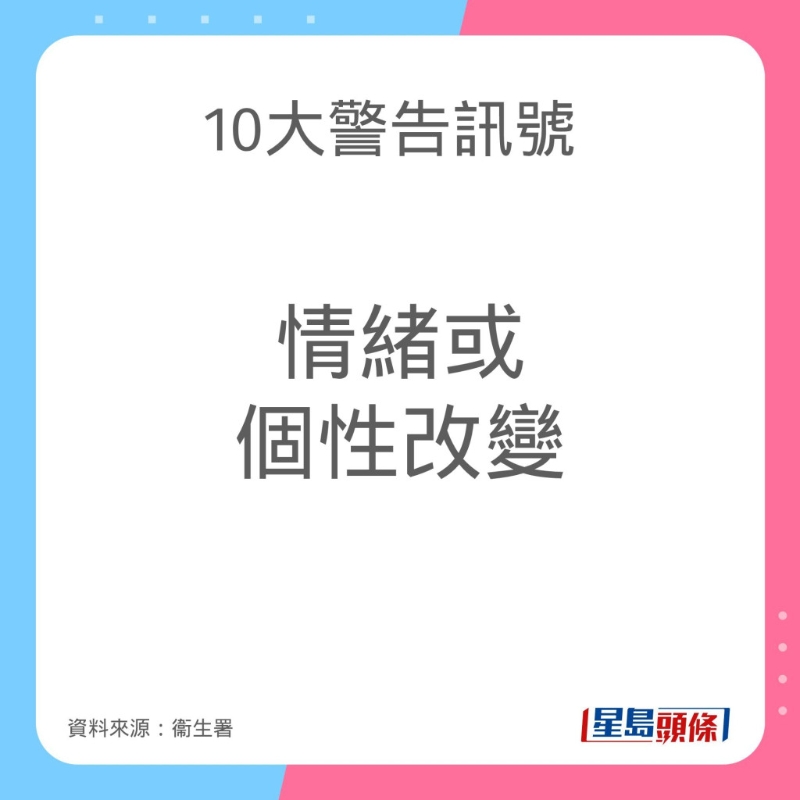 認知障礙症（腦退化症）10大警告訊號