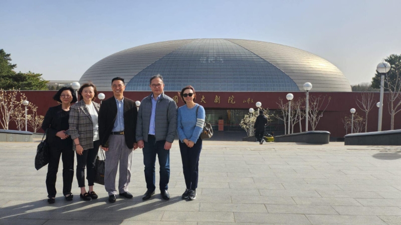 文化体育及旅游局局长杨润雄今天（14日）在北京继续行程。 （杨润雄FB图片）