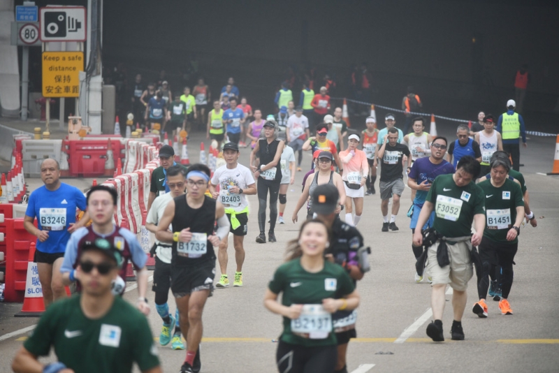 香港馬拉松。資料圖片