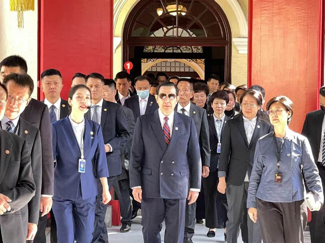 前總統馬英九赴陸，參觀南京總統府。（資料照／藍孝威攝）