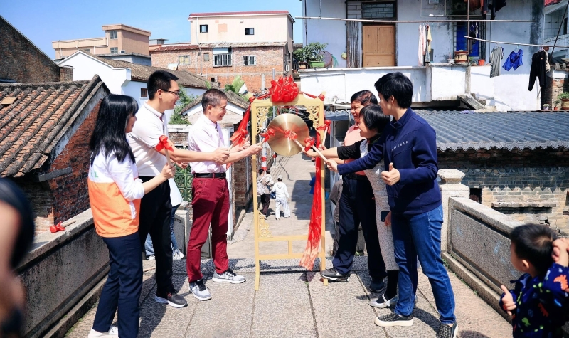 ▲第二届千里驹粤剧文化节在伦教街道三洲社区开幕