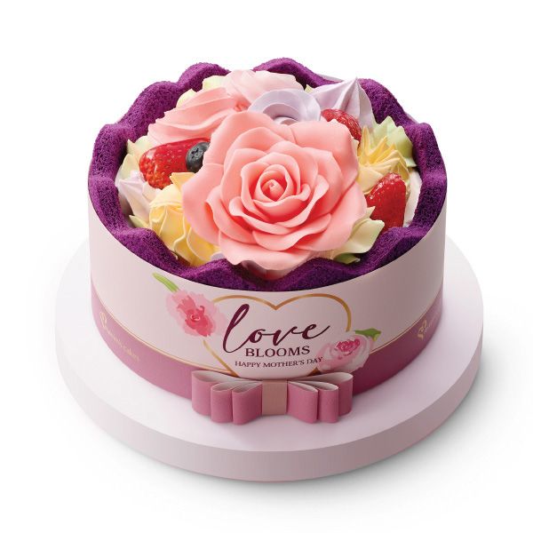 盛绽玫瑰花盒蛋糕