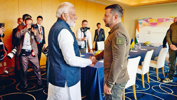 泽连斯基周六在广岛与印度总理莫迪会谈