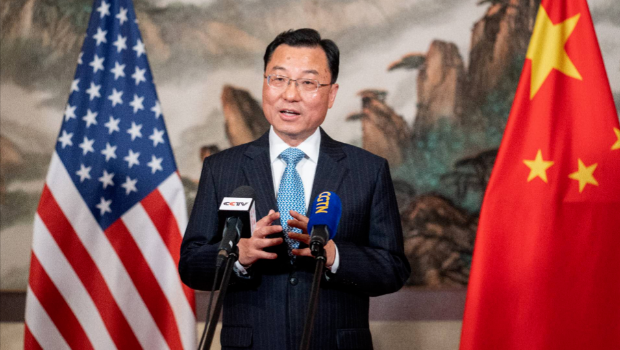中国新任驻美大使谢锋向中美媒体发表讲话