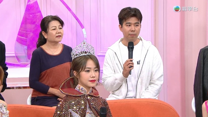 庄子璇的母亲及哥哥在赛后亮相节目受访。