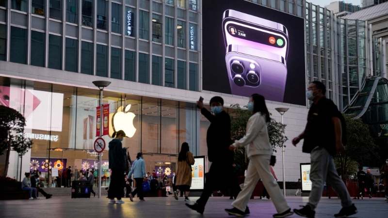 中国是苹果最大的市场之一，占其收入近五分之一
