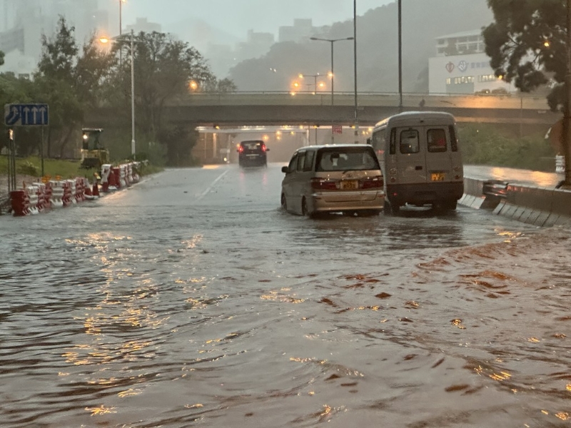 香港持续有大雨。刘汉权摄