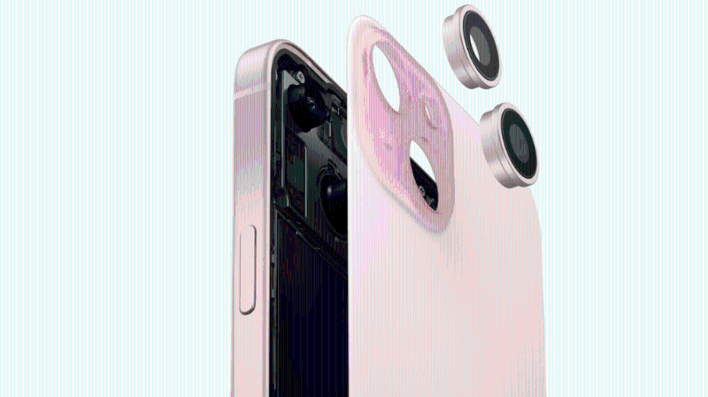 iPhone 15及iPhone 15 Plus户外峰值亮度达2,000nits，支暖Dolby Vision显示。