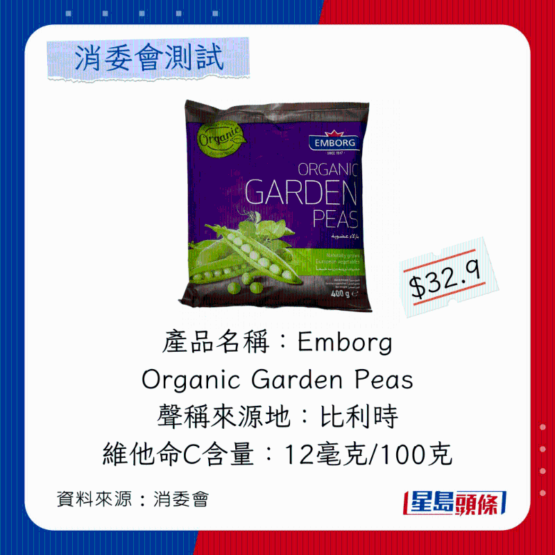 Emborg Organic Garden Peas