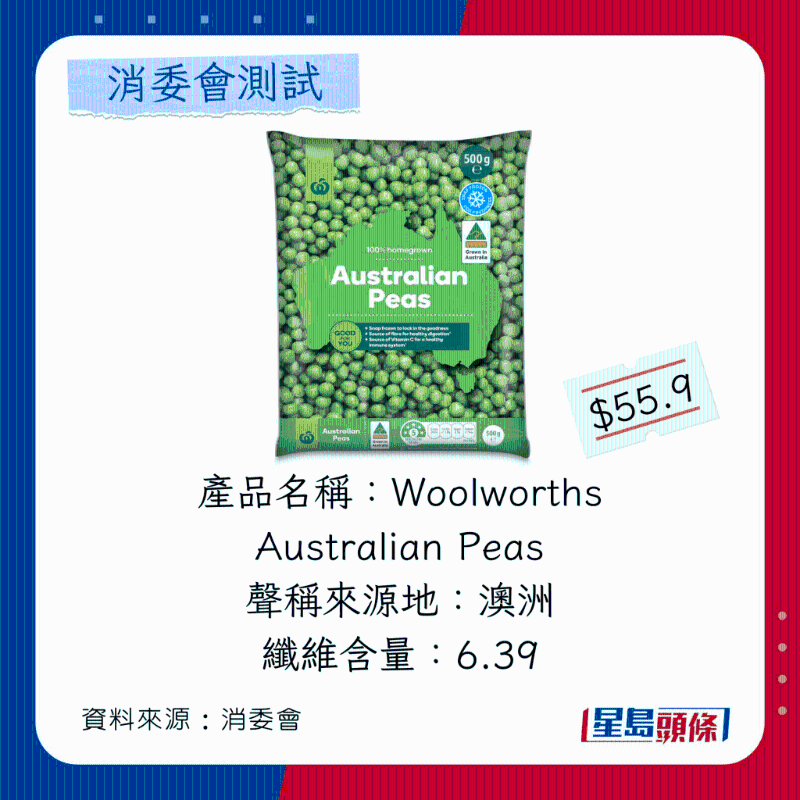 Woolworths Australian Peas