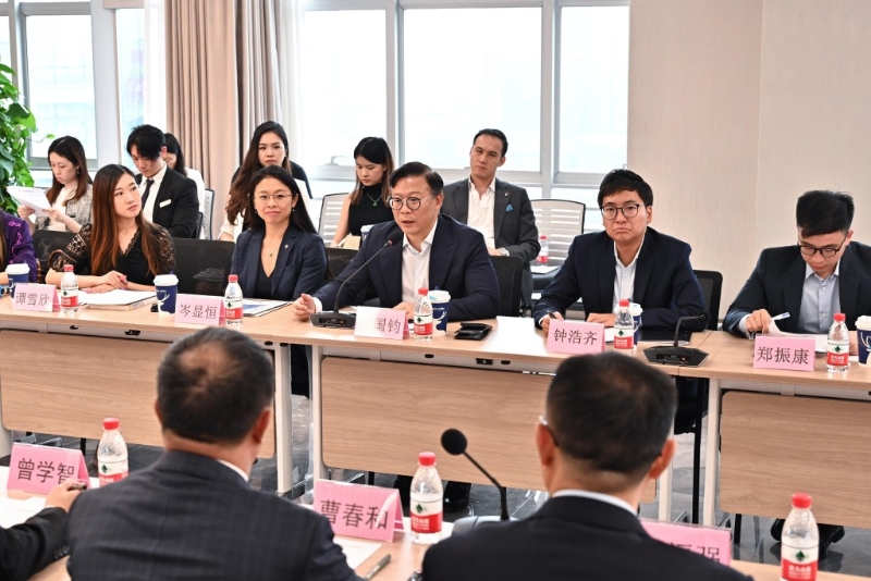 张国钧本月初率领首个青年法律业界及法律学生代表团考察惠州。