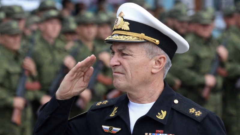 俄罗斯黑海舰队司令维克托·索科洛夫，摄于2022年9月。
