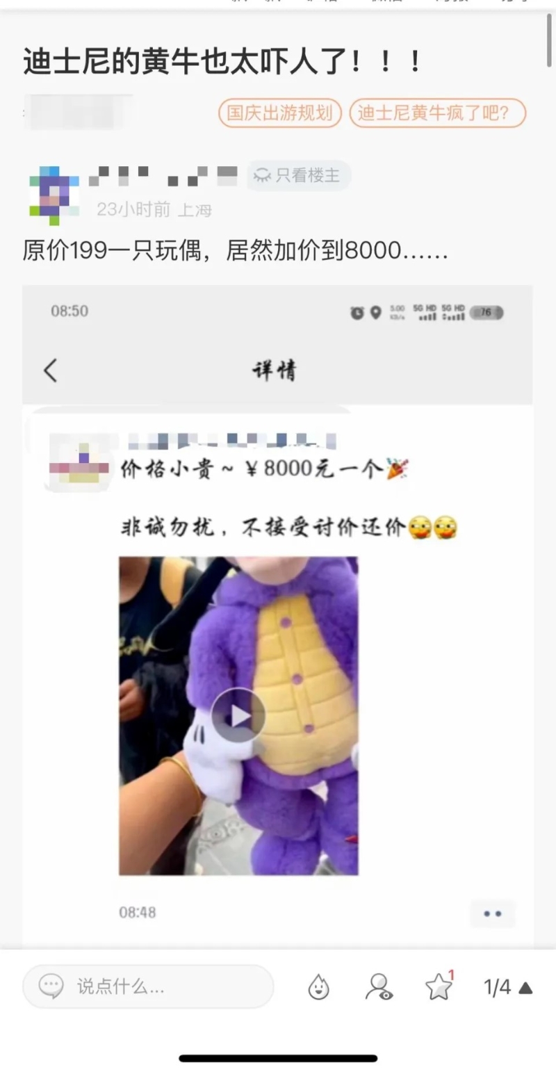 网上有人出价8,000元转售紫龙高飞。