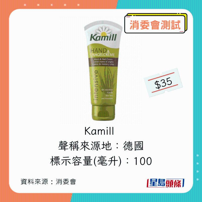 卡蜜儿Kamill 强效滋润护甲润手霜