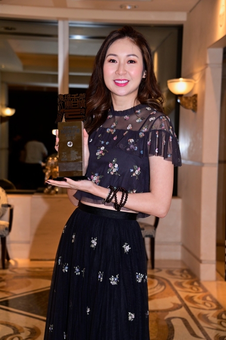 庄思敏获颁“大湾区至Top主播”奖。