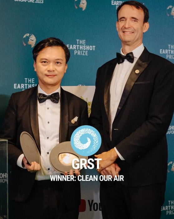 香港公司GRST获得“携手让空气变得更洁净奖” 。