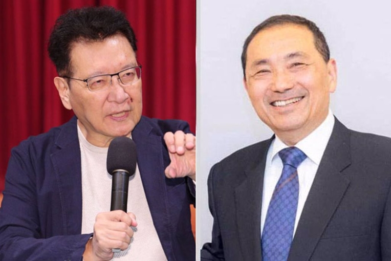 国民党“中常会”24日将公布侯友宜（右）副手人选，中广董事长赵少康（左）呼声最大。