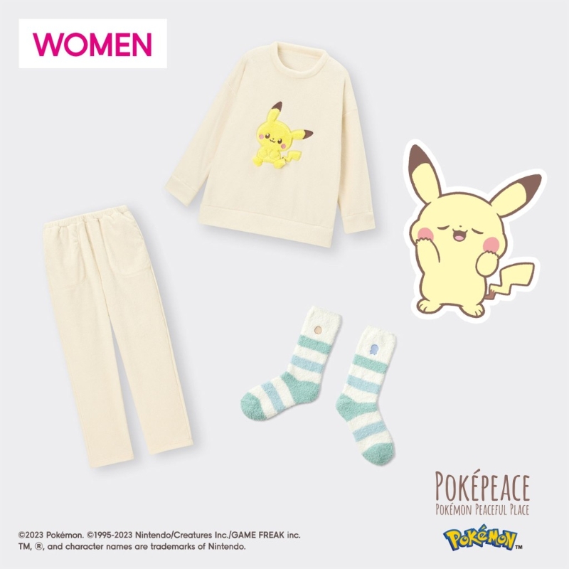 POKÉMON女装及童装系列，不同款式选择。