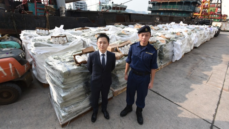 香港海关不时查获走私冰肉品入内地案件，其中大部分是牛百叶。