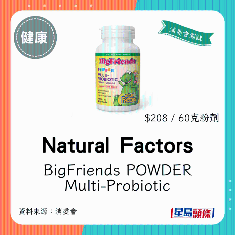 Natural Factors BigFriends POWDER Multi-Probiotic