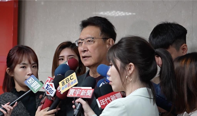 前中广董事长赵少康17日接受媒体访问。