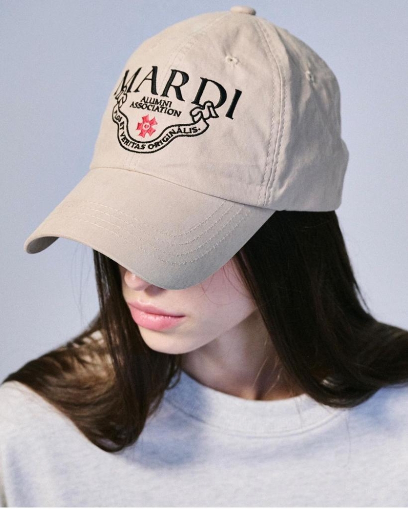 热卖单品之一帽子：品牌字样配搭校徽图案的棒球帽 $360。