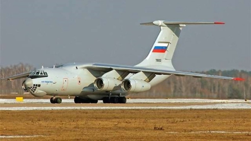 俄罗斯的伊尔-76运输机。