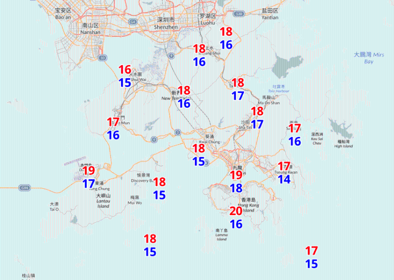 根据天气预报，将军澳在年廿八低见14度。