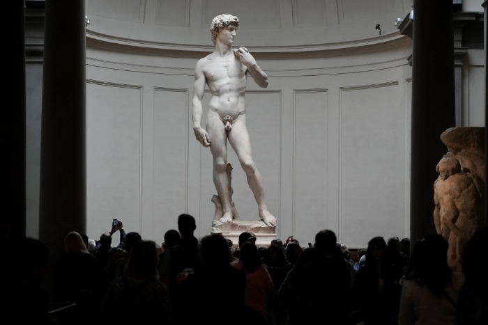 “学院美术馆”收藏有米开朗基罗不世杰作《大卫像》。