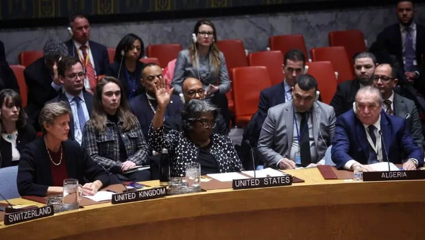 联合国安全理事会13国支持有关以哈战争决议草案，要求两方立即人道停火，美国20日再度否决。