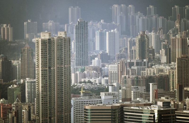 本港经济复苏步伐不似如期，加上在息口高企环境下，楼市表现疲弱。 资料图片