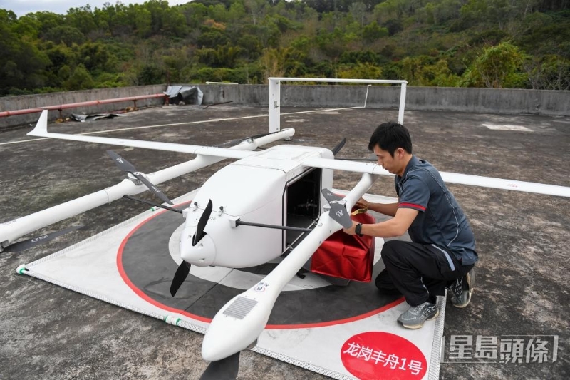 内地低空经济发展迅速，使用的无人机机种也较香港大型。