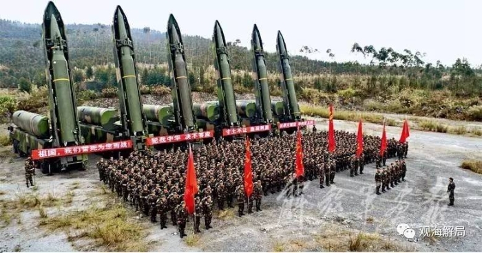 中国火箭军战略导弹部队。