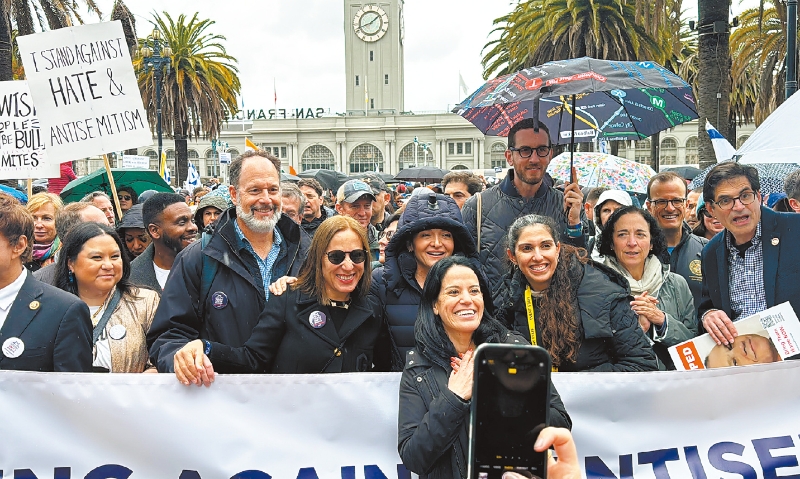 旧金山反犹太主义大游行