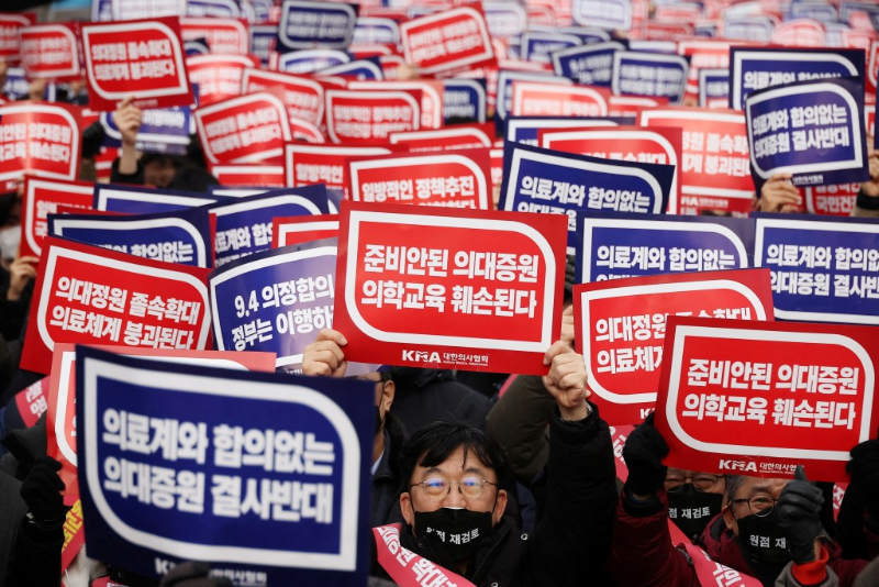 韩国医生罢工