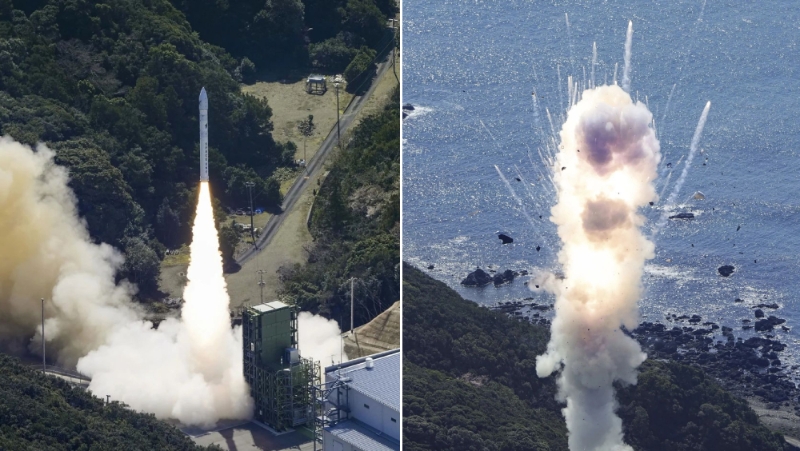 日本SpaceOne民营火箭试飞发生爆炸