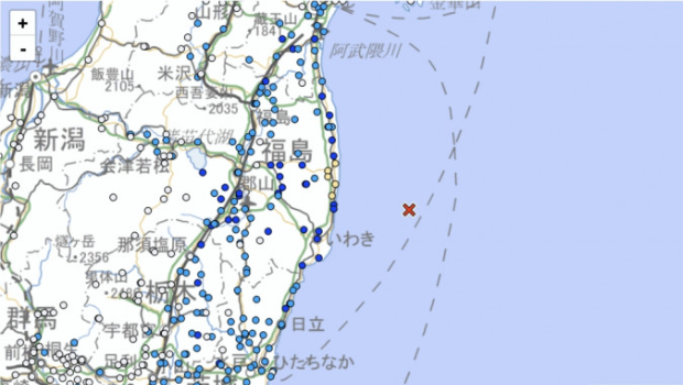 福岛发生5.4级地震