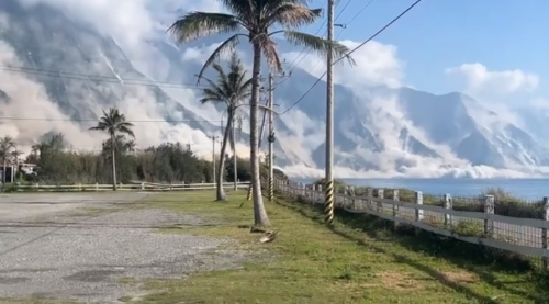 清水断崖恐怖山崩画面曝！