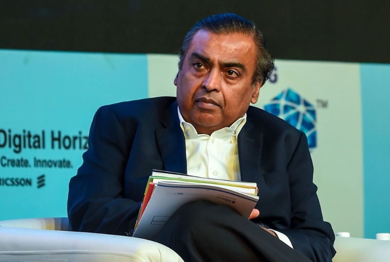 印度首富：信实工业主席Mukesh Ambani，1160亿美元